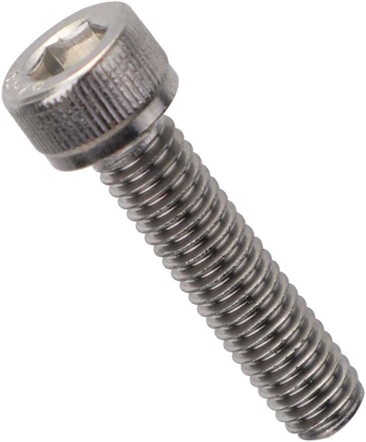 MewuDecor براغي رأس صمولة MewuDecor M4-0.7 x 12mm، محرك ألين، فولاذ مقاوم للصدأ 18-8 (304)، خيط كامل، تشطيب لامع، خيط آلي، 100 قطعة - Image 1